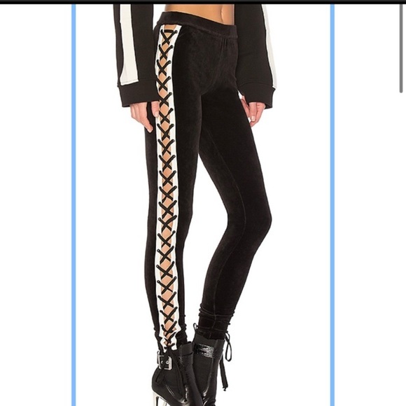 NEW Fenty by PUMA velour lace up leggings - medium. No tags. - Picture 2 of 8